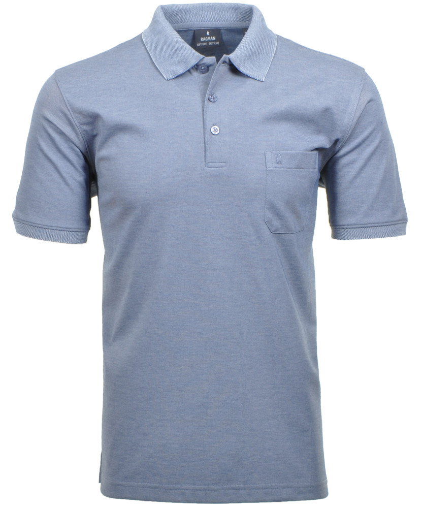 Ragman Polo Shirt HIRI E HAPUR(DOVE) M - Figura 2